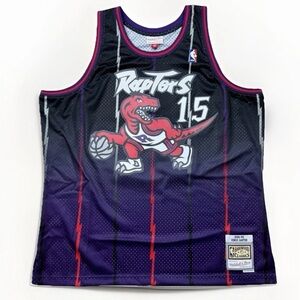Size Large - Mitchell & Ness Fadeaway Vince Carter Toronto Raptors 98-99 Jersey
